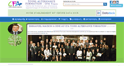 Desktop Screenshot of cfa-tours.fr
