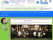 Tablet Screenshot of cfa-tours.fr